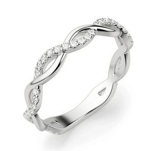 แหวนเพชรโมอิสสำหรับงานหมั้นแหวนแต่งงานแหวนหมั้นเพชรสเตอร์ลิงเงินวันครบรอบ - Product Image 2