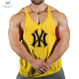 Camisetas sin mangas atléticas para gimnasio y entrenamiento para hombre, camisetas sin mangas transpirables de secado rápido para culturismo, camisetas sin mangas de talla grande personalizables OEM - Product Image 4