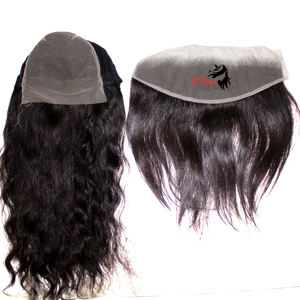 Perruque indienne brute transparente de haute qualité 100% avec fermeture nouée à la main de taille 13x4 13x6 de Style vague profonde lâche pour les femmes - Product Image 1