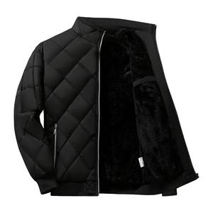 Venta al por mayor 100% algodón orgánico chaqueta de invierno Premium OEM Puffer fabricante de calidad superior con cremallera chaqueta de los hombres - Product Image 6