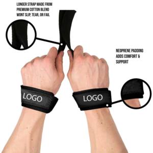 สายรัดข้อมือสำหรับยกน้ำหนักและฝึกความแข็งแรงทำจากนีโอพรีนขนาด18นิ้ว - Product Image 2