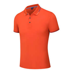Hombres de alta calidad personalizados para Polos transpirable SEDA-algodón bordado Logo impreso de punto Golf camisetas estilo Casual - Product Image 3