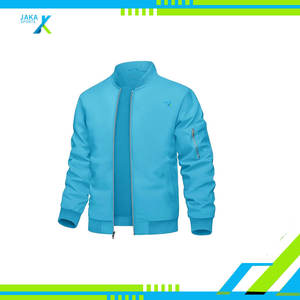 Chaqueta de bombardero informal ligera para hombre Abrigo cortavientos con cremallera frontal con bolsillos para ropa de primavera y otoño - Product Image 6