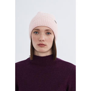 Gorro de punto básico con estampado de acrílico suave de camello para mujer con logotipo de invierno doblado Flexible texturizado calentadores de piernas perfectos - Product Image 6