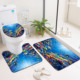 Custom Printed Carpet Area Rug for Living Room <b>Bedroom</b> Non-Slip Polyester Carpet - Product Image 3