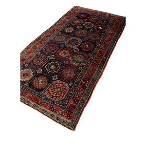 Alfombra de Lana Anudada a Mano Kiaan Blue Paem-230, Diseño Geométrico, Tamaño Grande, para Decoración de Sala de Estar Juvenil, Alfombras Jaipur US - Product Image 2