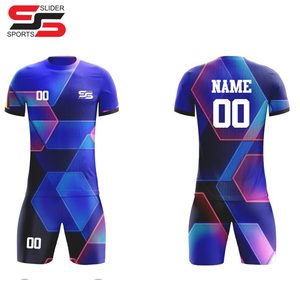 Ensemble d'uniformes de football de haute qualité/Kits de football d'équipe uniformes de football sublimés à séchage rapide avec logo personnalisé - Product Image 4