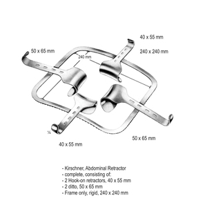 Retractor Abdominal Kirschner con marco plegable Instrumento quirúrgico completo Retractor Abdominal Kirschner de alta calidad - Product Image 2