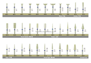 Frese dentarie diamantate di alta qualità HP - Product Image 2