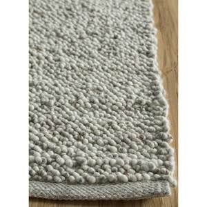 Tapis Jaipur PDJW-23, couleur unie gris et noir, tissage plat en jute et chanvre, tapis Abrash pour la maison - Product Image 4