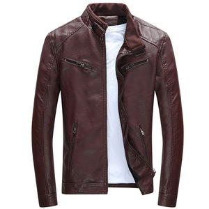 Man Leather Jacket <b>Trimmer</b> Jacket <b>for</b> Youth New Stylish <b>Men'S</b> Fleece and Handsome Motorcycle Leather Jacket jacket <b>for</b> <b>men</b> - Product Image 2