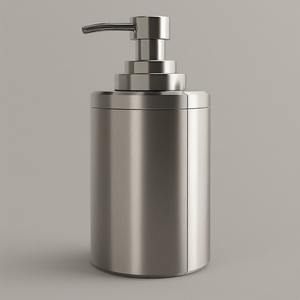 Distributeur de savon de style moderne et luxueux pour salle de bain, écologique et durable, en matériau solide avec finition chaude - Product Image 3