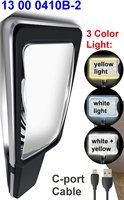 4X Rechargeable Magnifying Glass with 10 Anti-Glare & 3 Model light style LEDs