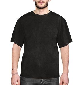 เสื้อยืดผู้ชายถักนิตติ้ง 100% ผ้าฝ้ายคุณภาพสูง แบบวินเทจ โลโก้สั่งทำได้ ซักย้อมสีแบบแอซิด แห้งเร็ว เป็นมิตรกับสิ่งแวดล้อม - Product Image 1