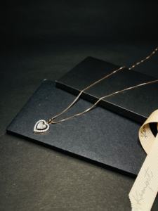 Colgante de diamante natural de oro rosa de 14K de lujo al por mayor proveedor en línea SI3 I1 claridad H I corte brillante redondo certificado GGL - Product Image 3