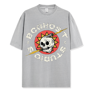 Camisetas gráficas de gran tamaño unisex de diseño personalizado de alta calidad 100% algodón cuello redondo venta en línea Material transpirable Ringer camisetas - Product Image 1