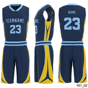 Nouveaux hommes conçoivent l'uniforme de basket-ball pour les hommes avec 100% polyester matériel séchage rapide respirant anti UV caractéristique avec lightweihgt - Product Image 6