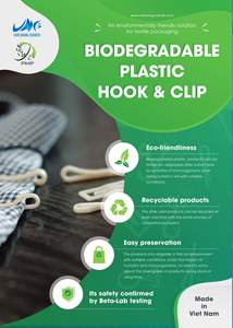 Botones de plástico con parte posterior plana biodegradable a precio de fábrica para ropa MOQ 20000 piezas Color natural 10mm a 20mm - Product Image 5