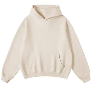 Sudaderas con capucha de alta calidad para hombre, sudaderas con capucha de gran tamaño Unisex, sudaderas con capucha de algodón para hombre de peso pesado en blanco - Product Image 1