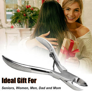 Poignées russes coupe-ongles ensemble acier inoxydable vernis miroir lames incurvées coupe-ongles ensemble avec ressort réglable - Product Image 6