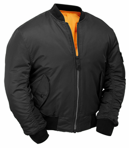 Blouson aviateur en nylon bleu foncé pour homme, vêtements d'hiver à col montant brodés et coupe-vent de style High Street avec logo sur le devant - Product Image 3