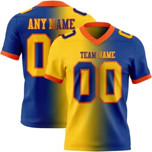 Uniforme de Fútbol Americano Escolar Universitario, Jersey de Poliéster Ligero de 170 g/m², Ropa Deportiva para Práctica y Partido de Equipo, Venta al por Mayor - Product Image 1