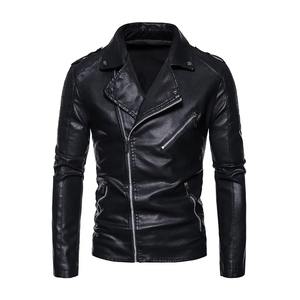 Personalizar diseño otoño nueva moda motocicleta cuero hombres chaqueta grande cuero genuino cuero de vaca Patchwork Vintage - Product Image 5