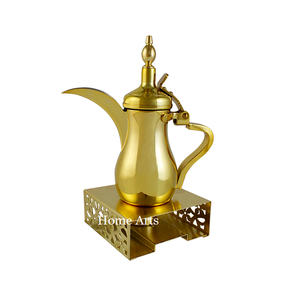 Tetera de acero inoxidable de primera calidad, diseño fantástico, calentador Dallah de tamaño personalizado para proveedor mayorista - Product Image 4