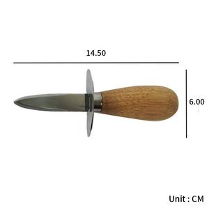 [Holar] Taiwan Made Premium Kitchen <b>Tool</b> Easy to Grip Stainless Steel with Wood Handle Oyster Knife - Product Image 2