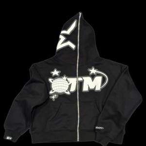 Sudaderas con capucha personalizadas de gran tamaño con estampado Puff, fabricantes de ropa Unisex, sudaderas lisas de algodón pesado en blanco, sudaderas con capucha con logotipo para hombres - Product Image 6