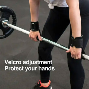 Agarres de Peso para Levantamiento de Pesas Unisex Antideslizantes de Cuero Vacuno con Logotipo Personalizado de Alta Calidad, Equipo de Entrenamiento de Fitness de Venta Caliente para Gimnasio y Ciclismo - Product Image 6