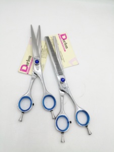 Phong Cách Mới Pet Chải Chuốt Kéo Chuyên Nghiệp Chất Lượng Cao Sắc Nét Tóc Cắt Tỉa Kéo Cong Cắt Tóc & Mỏng Con Chó/Mèo Cắt Kéo - Product Image 3