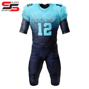 Vente en gros Uniforme unisexe de football américain Coupe automatisée Service OEM disponible maillot de football américain col en V pour adultes - Product Image 1