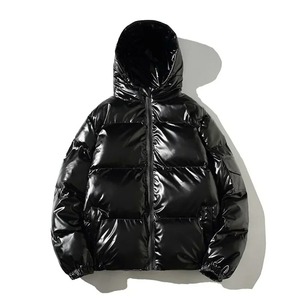 Hombres mujeres Parka 2024 invierno nuevo calor grueso con capucha impermeable chaqueta acolchada abrigo sólido Casual Streetwear prendas de vestir a prueba de viento - Product Image 2