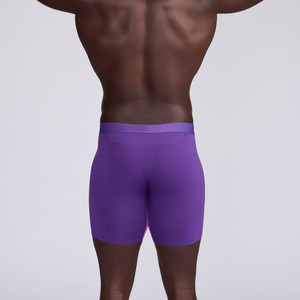 Short de fitness taille haute pour hommes Short d'entraînement de compression extensible Service OEM pour l'entraînement et la salle de sport Motif solide - Product Image 4