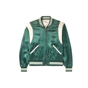 Custom OEM <b>Men's</b> Varsity Satin Baseball <b>Jacket</b> - Product Image 5