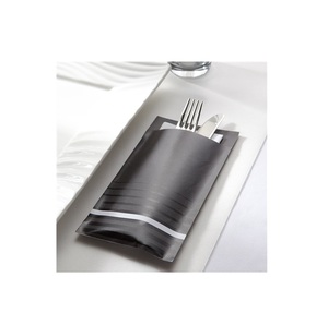 กระเป๋าใส่ช้อนส้อมปอกระเจาผ้ากระสอบใส่เครื่องใช้บนโต๊ะอาหารงานแฮนด์เมดใช้ในราคาที่ดีที่สุด - Product Image 2