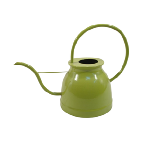 Arrosoir en métal enduit de poudre brune extérieur décoratif Look moderne de haute qualité à la main décor de jardin arrosoir en métal - Product Image 2