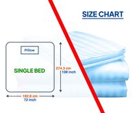 Draps de lit rayés 400TC 100% coton pour la maison