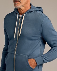 Men Fleece Blank Men'S Fleece French Terry Zip Hoodie Custom Hoodies Polyester Cotton Camo Hoodie - Product Image 5