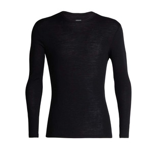 Unisex Solid Long Sleeve Customized Logo Gym Men <b>Established</b> Training T-Shirt Performance Regular Fit Spandex/Cotton 220g Muscle - Product Image 1