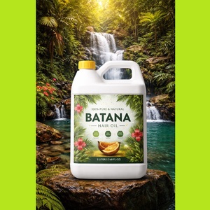 Huile capillaire biologique Batana 5 litres Huile de Batana pure naturelle du Honduras Formule 2 en 1 pour la croissance des cheveux Nourrissant le cuir chevelu Réparation des dommages - Product Image 1