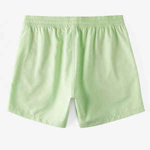 Pantalones cortos de gimnasio para hombre atléticos de color liso con cordón de poliéster de 145 gramos de verano al por mayor - Product Image 2