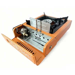 Réchaud à gaz portable approuvé FASEBA avec adaptateur pour bouteilles de butane et de propane - Product Image 5