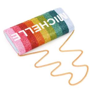 Multicolor Beaded <b>Bag</b> with Handle, Handheld <b>Bag</b>, Casual Hand <b>Bag</b>, Indian Handicraft, Handmade, <b>Baguette</b> <b>bag</b>, - Product Image 3