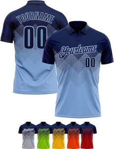 Polo sublimado personalizado 2025 para hombres y mujeres, ropa deportiva transpirable de secado rápido, ropa de proveedor a granel OEM - Product Image 4