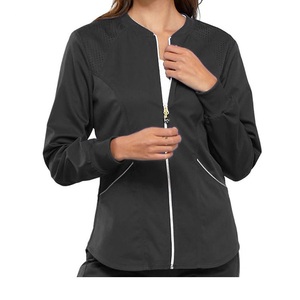 Vente chaude Usine Vente Directe Nouvel Arrivage Marque Privée Tissu Extensible Anti-Rides Doux Respirant Gommage Veste - Product Image 4