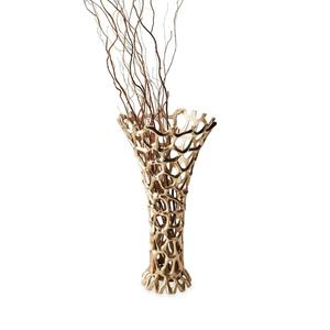 Vase à fleurs décoratif pour jardin extérieur Conception de corail en aluminium Finition personnalisée disponible Meilleurs vases à fleurs pour les fêtes et les événements - Product Image 3