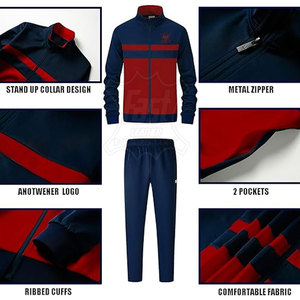 Conjunto Deportivo Transpirable para Correr, Traje de Entrenamiento Deportivo para Hombre, Conjunto Deportivo con Cremallera, Talla Adulto, Personalizable - Product Image 3