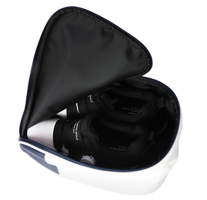 Travel-Friendly Polyester Golf Shoe Bag with Easy Access Zipper Breathable Side Panel Eco-Friendly Drawstring Closure - Product Image 2